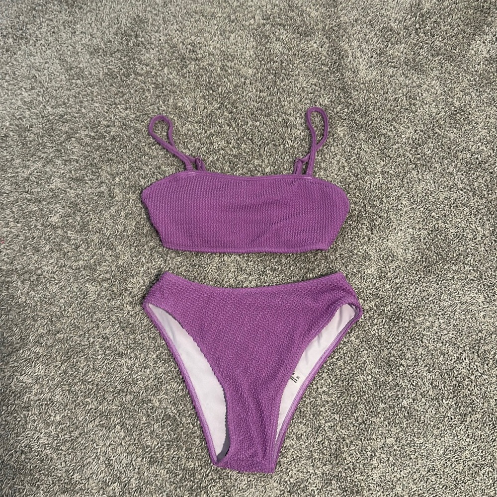 SHEIN purple bikini
